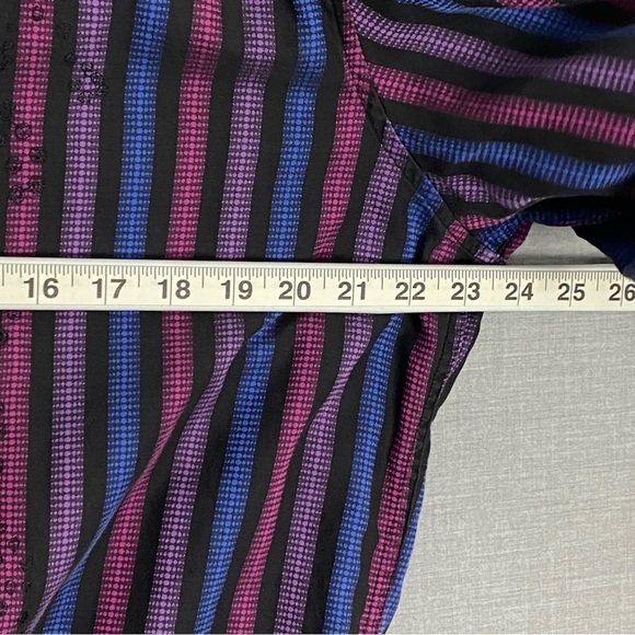 Robert Graham Classic Fit Shirt Mens XL Cotton Button Down Contrast Collar Cuffs - Picture 11 of 12